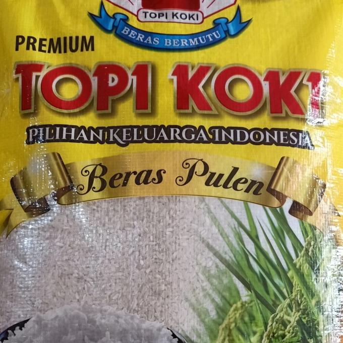 

[TERLARIS] BERAS TOPI KOKI 10 KG BEST SELLER