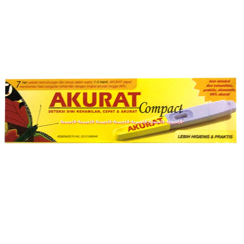 Akurat Compact Deteksi Dini Kehamilan Cepat Akurat Alat Testpack Test pack Hamil Acurat