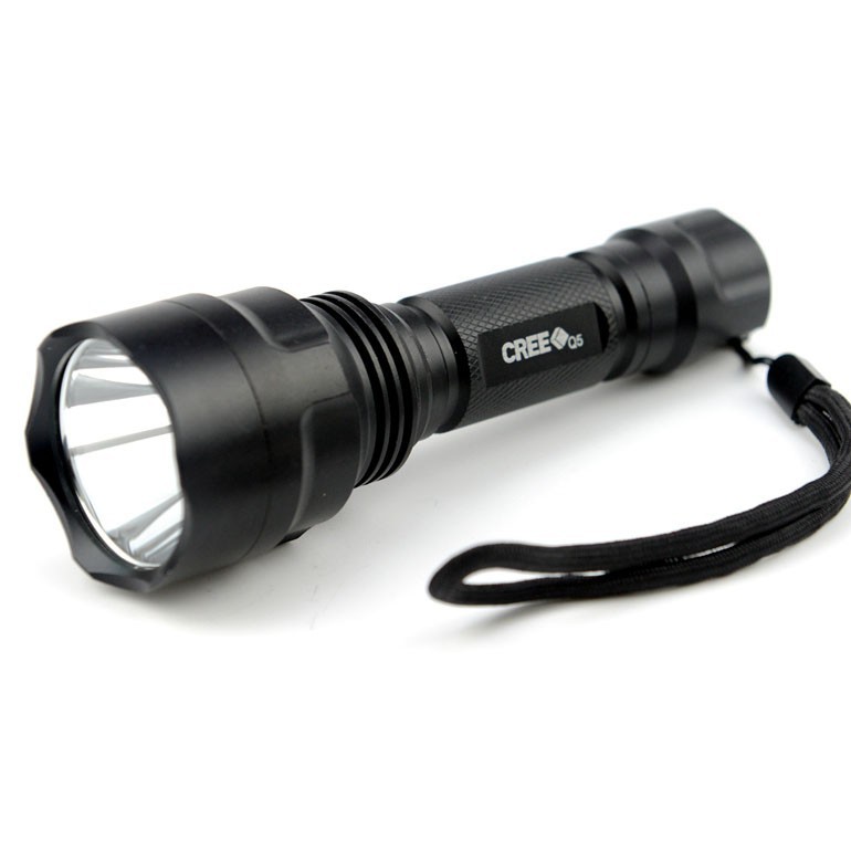 Grab medan TaffLED Senter LED Flashlight Waterproof Cree Q5 3800 Lumens - C8