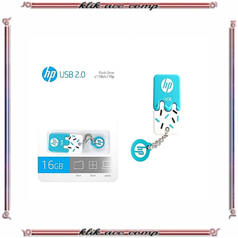 Flashdisk HP v178 16GB USB 2.0 Original Garansi