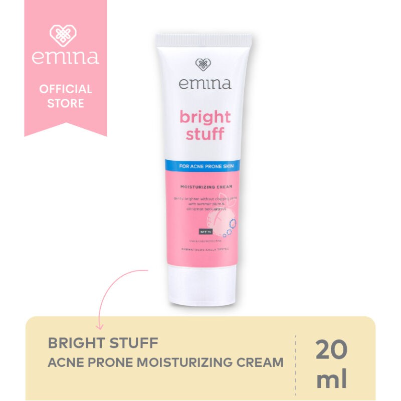 Emina Bright Stuff For Acne Prone Skin Moisturizing Cream 20mL