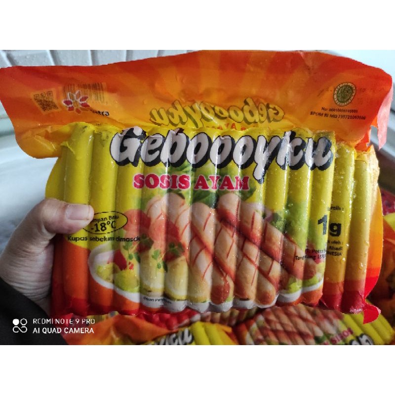 

Gebooyku Sosis Ayam Pendek 2kg isi 40