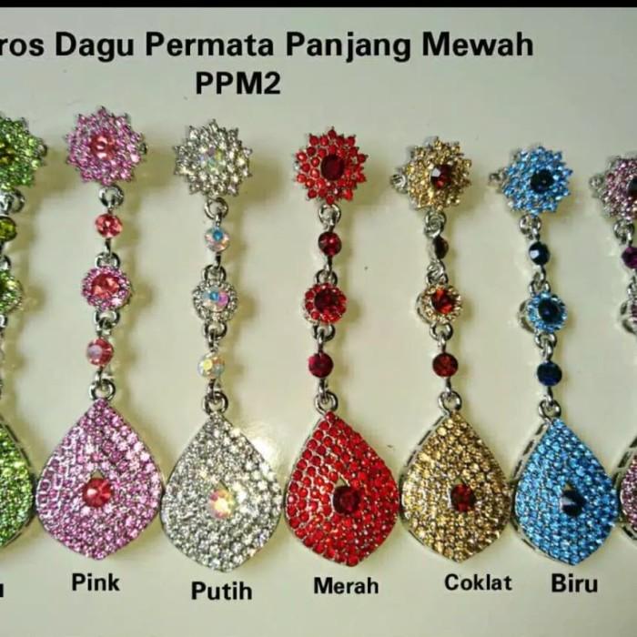 Bros Dagu Permata Panjang Mewah Juntai