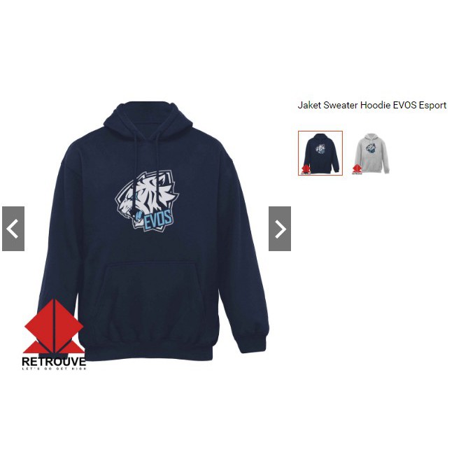 Jaket Sweater Hoodie EVOS Esport