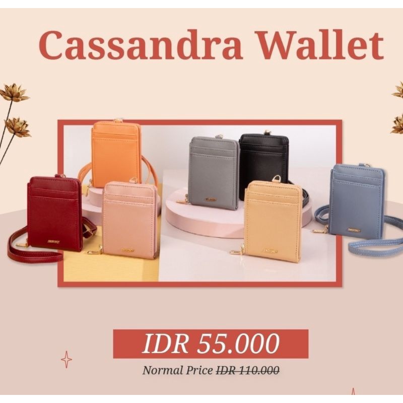 Lengkap Cassandra Wallet Jims Honey Dompet ID Card Kecil Wanita Pengait 2