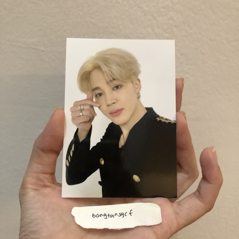 Official BTS Jimin Coin Pouch BTS World Tour Love Yourself Speak Yourself Japan Edition Photocard