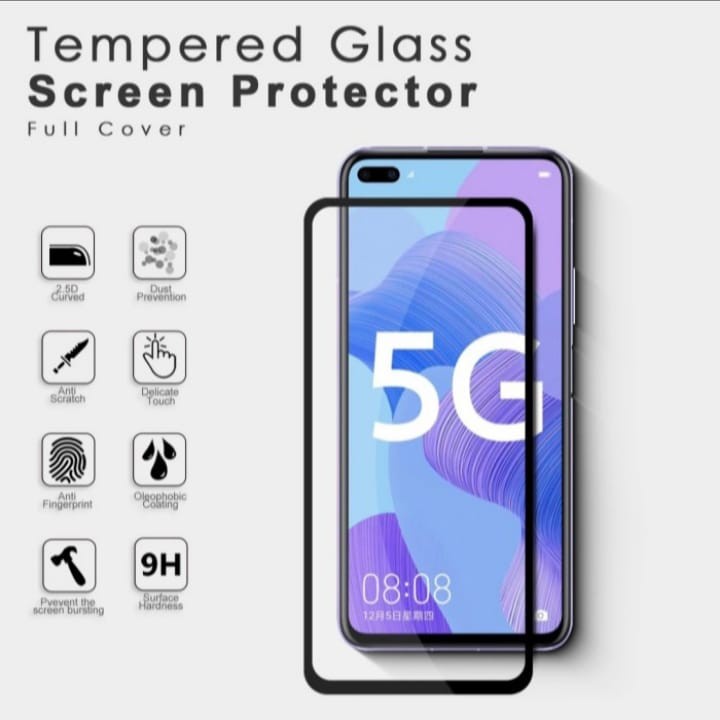 TEMPERED GLASS HUAWEI NOVA 5T TEMPERED GLASS FULL COVER ORIGINAL