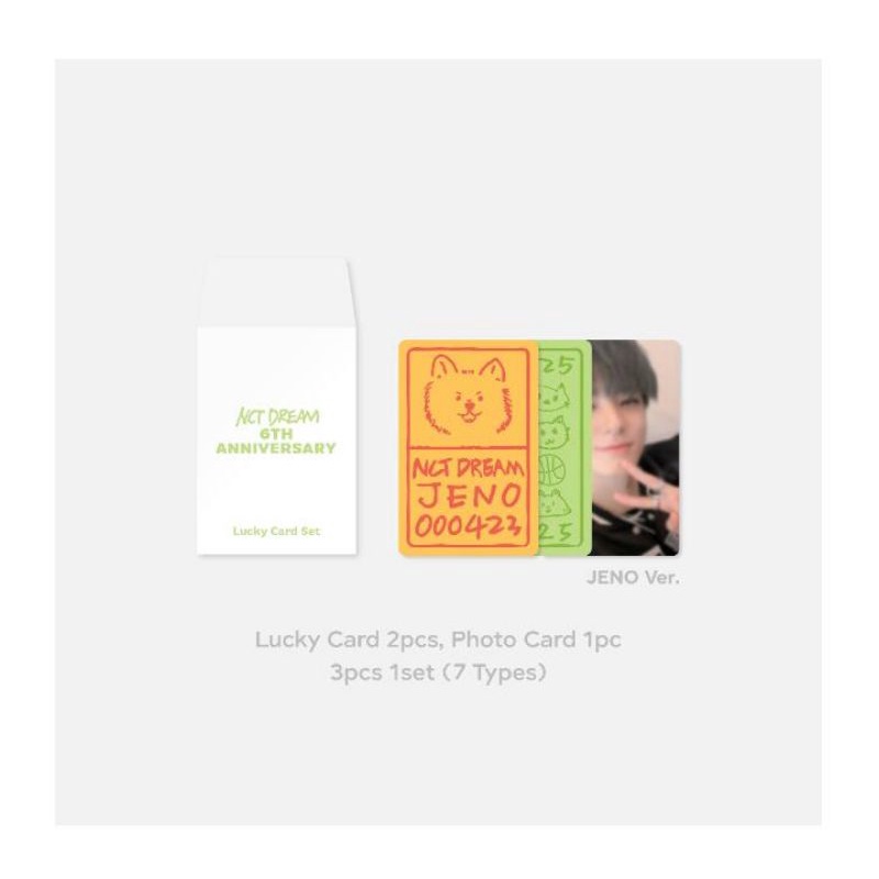 OPEN PO NCT DREAM ANNIVERSARY MERCHANDISE Lucky Card Jeno