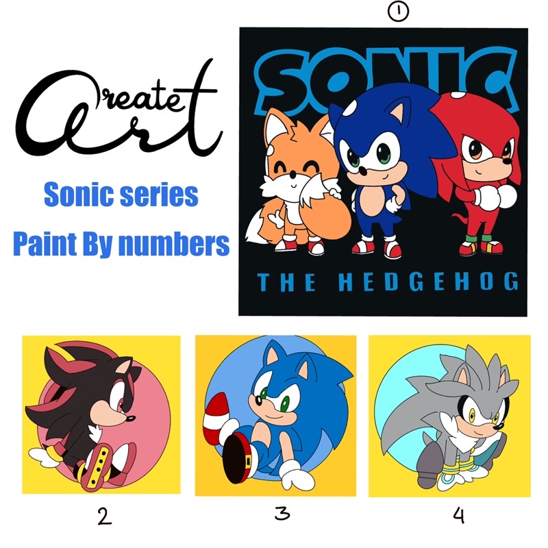 

SONIC paint by numbers