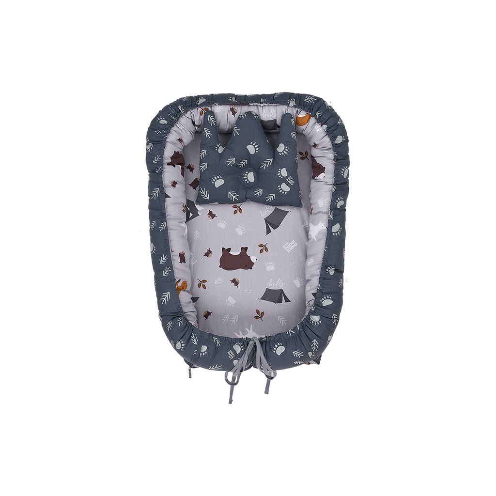 Morumotto - Kasur Bayi 3In1 Playmat & Kelambu Bear And Friends Series Mmk9003/Mtras Bayi/Kasur Bayi/