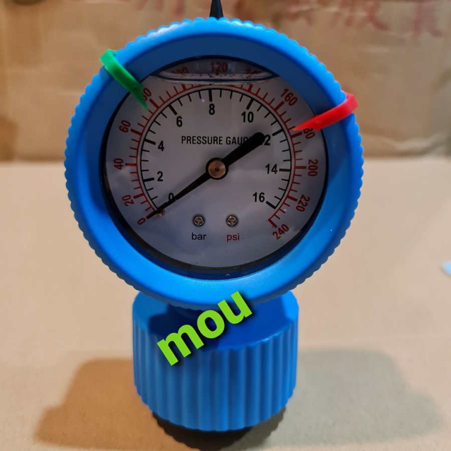 Pressure Gauge 30 Bar 450psi bottom conecction 30bar drat 1/2 inch