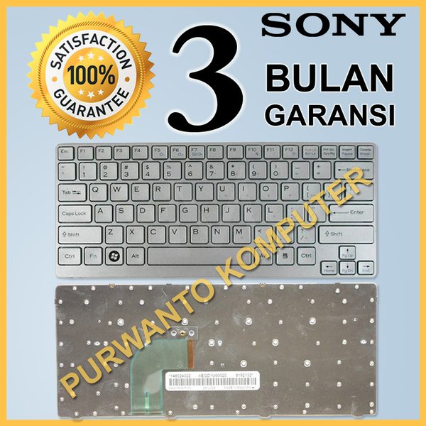 Keyboard Laptop SONY VAIO VGN-CR VGN-CR11S VGN-CR12 VGN-CR13 VGN-CR15 VGN-CR19VN VGN-CR20 VGN-CR21 V