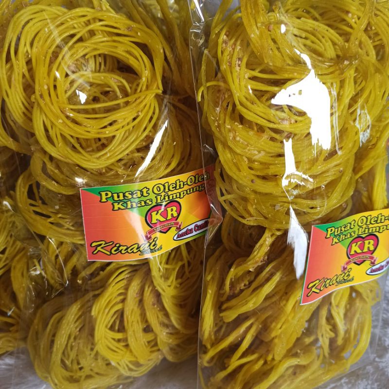 Kerupuk Mie Bumbu Mentah 1kg Tinggal Goreng Shopee Indonesia