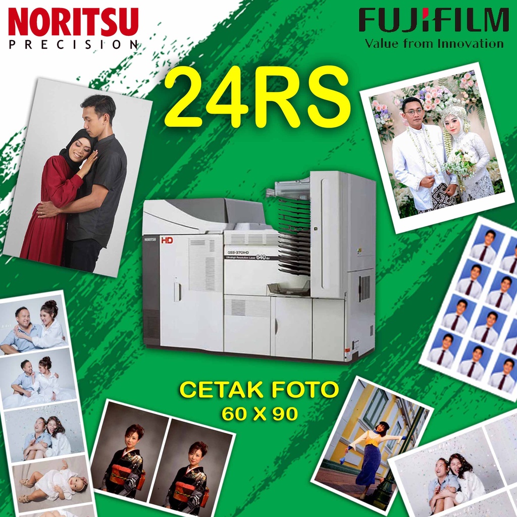 CETAK FOTO/PHOTO KERTAS/PAPER FUJIFILM/DIGIMAX 24RS 60x90 MESIN NORITSU PHOTO LAB PROFESIONAL