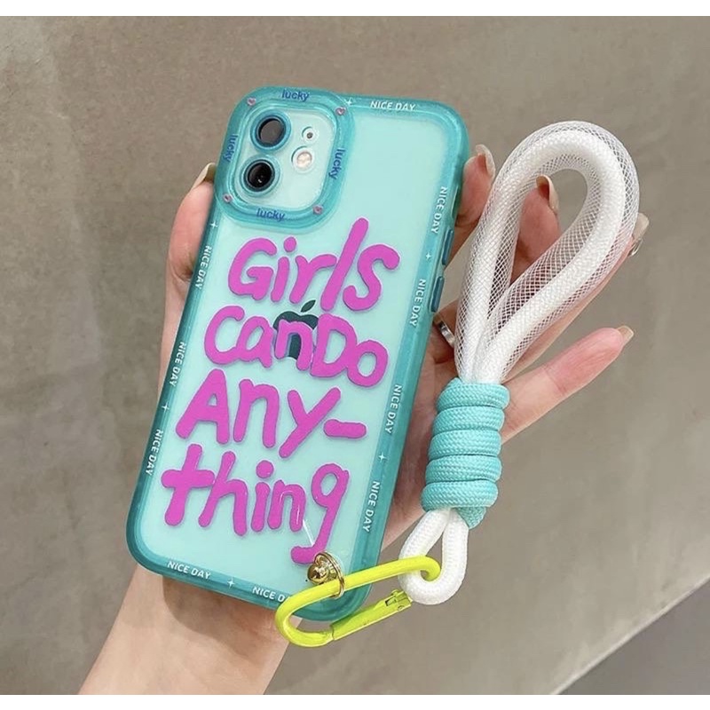 Girls Can do Anything Phone Case (Include strap)