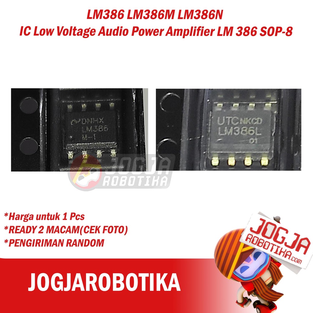 LM386 LM386M LM386N IC Low Voltage Audio Power Amplifier LM 386 SOP-8