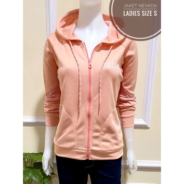 JAKET HOODIE ZIPPER WANITA NEVADA BRANDED MATAHARI MURAH JKTHDNVD1108