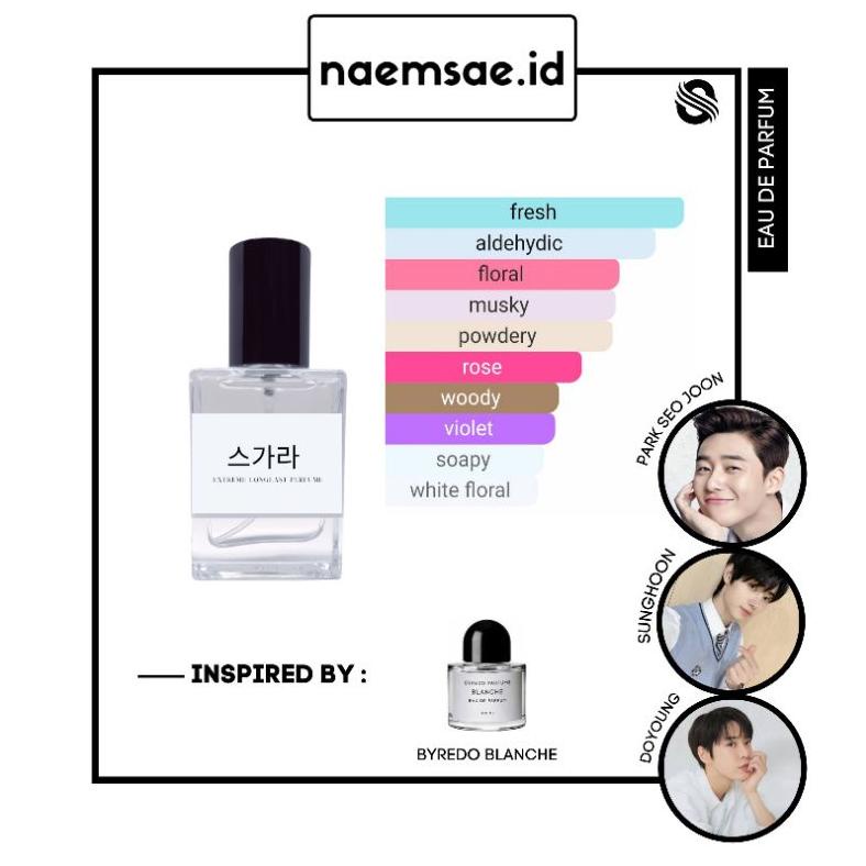 Parfum Doyoung Sunghoon Park Seo Joon Byredo Blanche By Naemsae.Id - Parfum Wanita