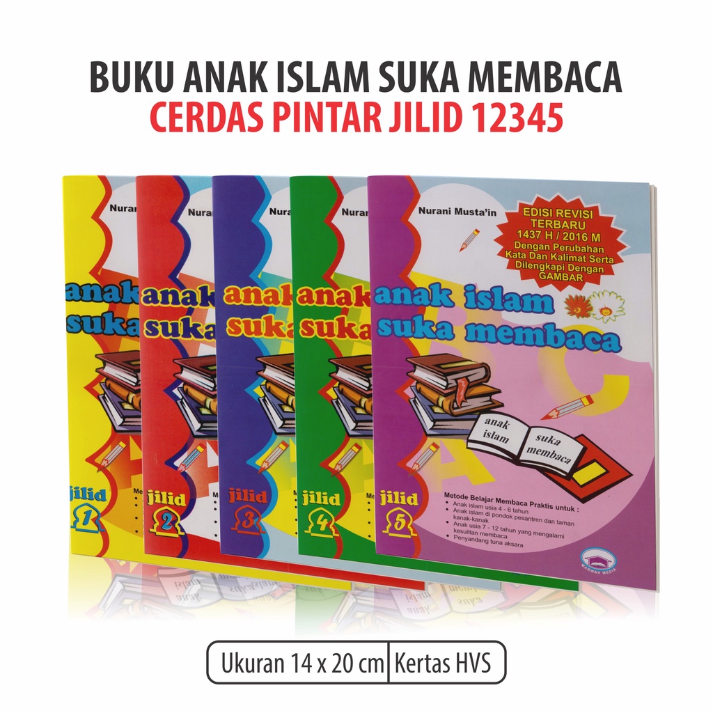 Buku Anak Islam Suka Membaca Jilid 1 2 3 4 5 6 Murah Best Seller Harga Grosir