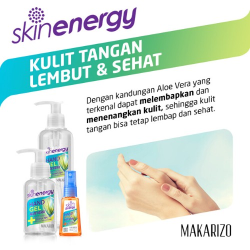 Makarizo Skin Energy Hand Spray Aloe Vera 30 mL – Hand Sanitizer Alkohol 70% v/v Alkohol 70% v/v-3