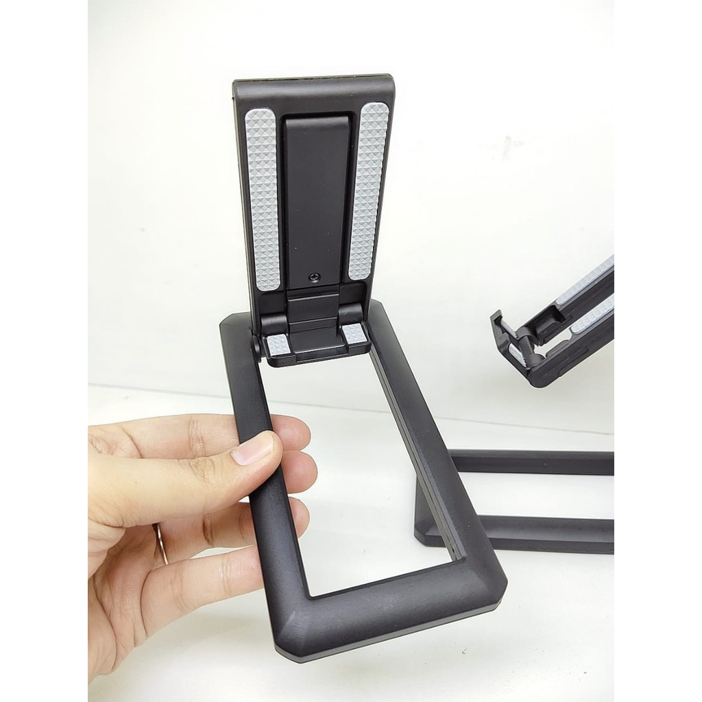 HD-28 Desktop Stand Bracket Folding Phone Holder Lipat Stand HP di Meja Adjust Up and Down