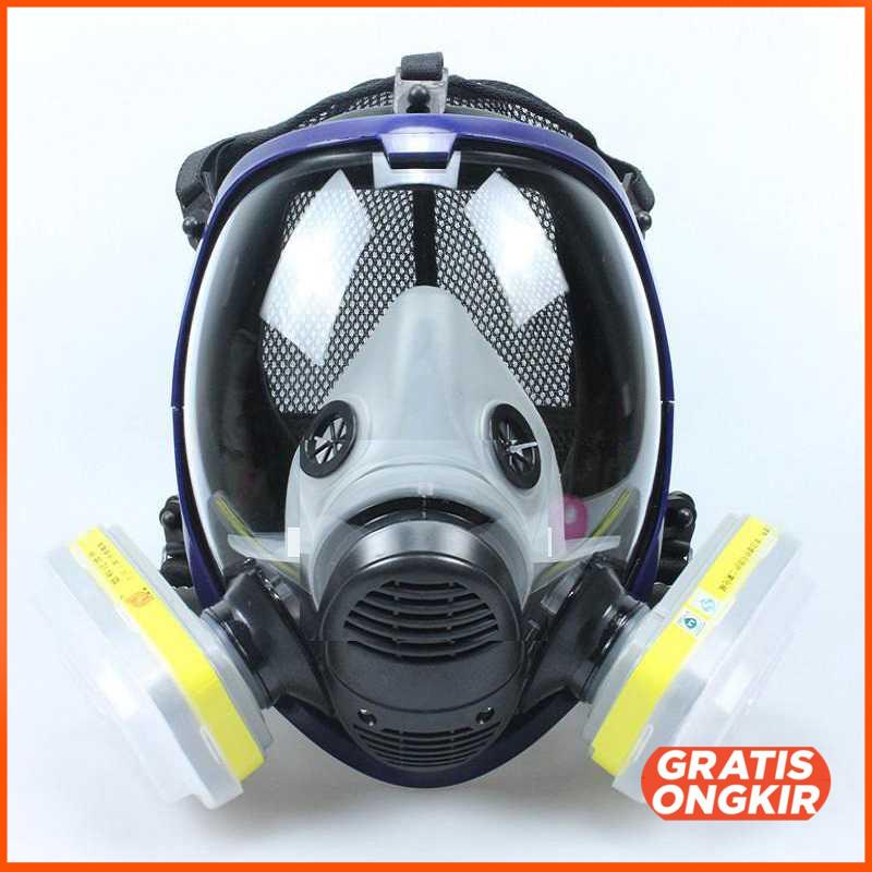 Masker Gas Acid Full Face 6002CN Filter - 6800