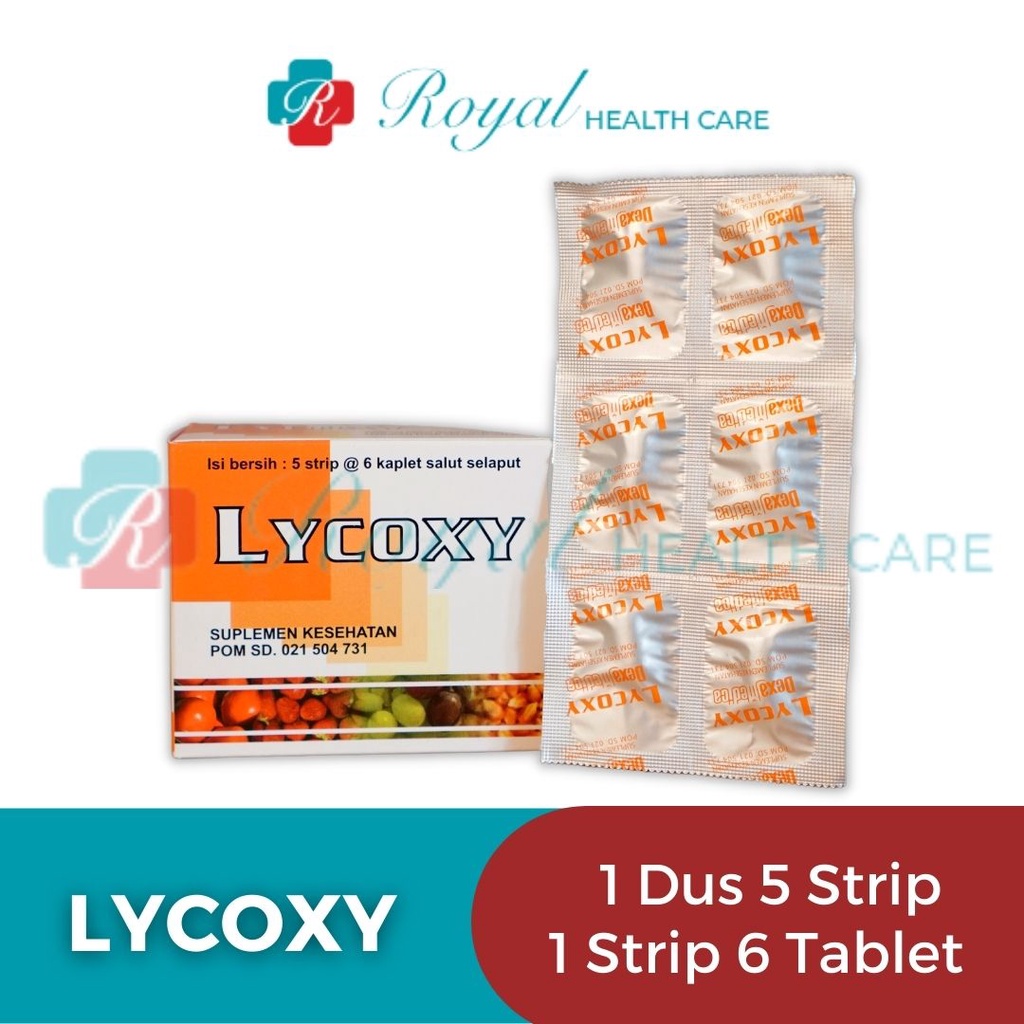 LYCOXY BOX 30 STRIP Suplemen Untuk Memelihara Daya Tahan Tubuh