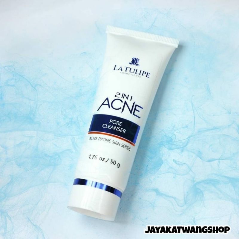 LA TULIPE 2 IN 1 ACNE PORE CLEANSER / Latulipe Sabun Wajah Untuk Kulit Berjerawat