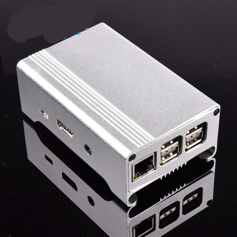 Case Raspberry Pi 3 Model B Aluminium With Fan Warna Silver Shopee Indonesia