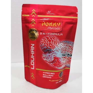 Hokky Louhan 100g Fish Food Louhan 3in1 Pakan Ikan Louhan AQUARIUM