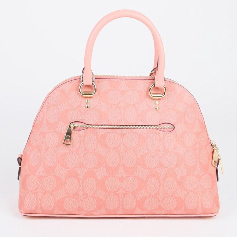 COACH KATY SATCHEL IN SIGNATURE CANVAS (F2558)