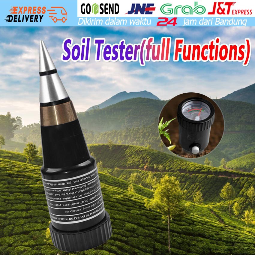 Terbru 2 in 1 Pen Type PH Meter Soil Humudity Moist Tester Alat Kelembaban Tanah PH Analyzer