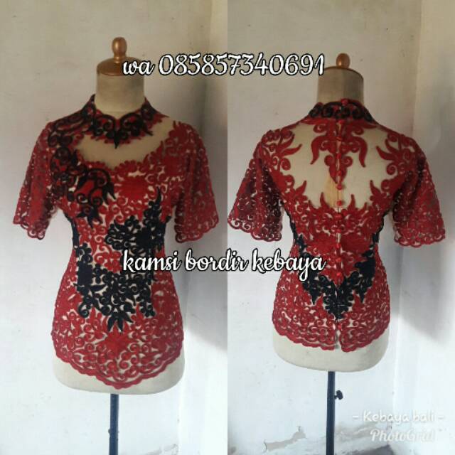 bahan kebaya bali tile stik premium