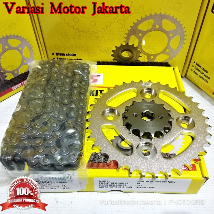 X New Supra fit 125
SSS set
Gear