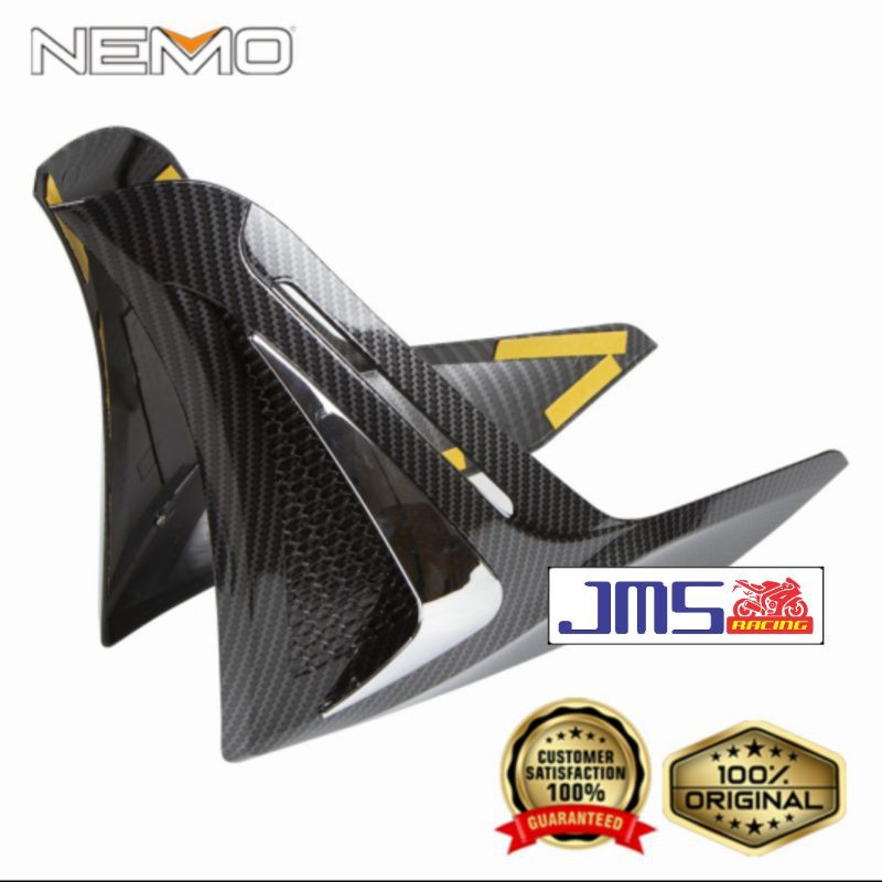 cover tutup carbon sen depan bagian bawah dashboard bawah yamaha nmax new 2020 pnp nemo