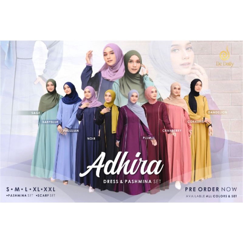 Adhira set Pasmina by De daily (PO)