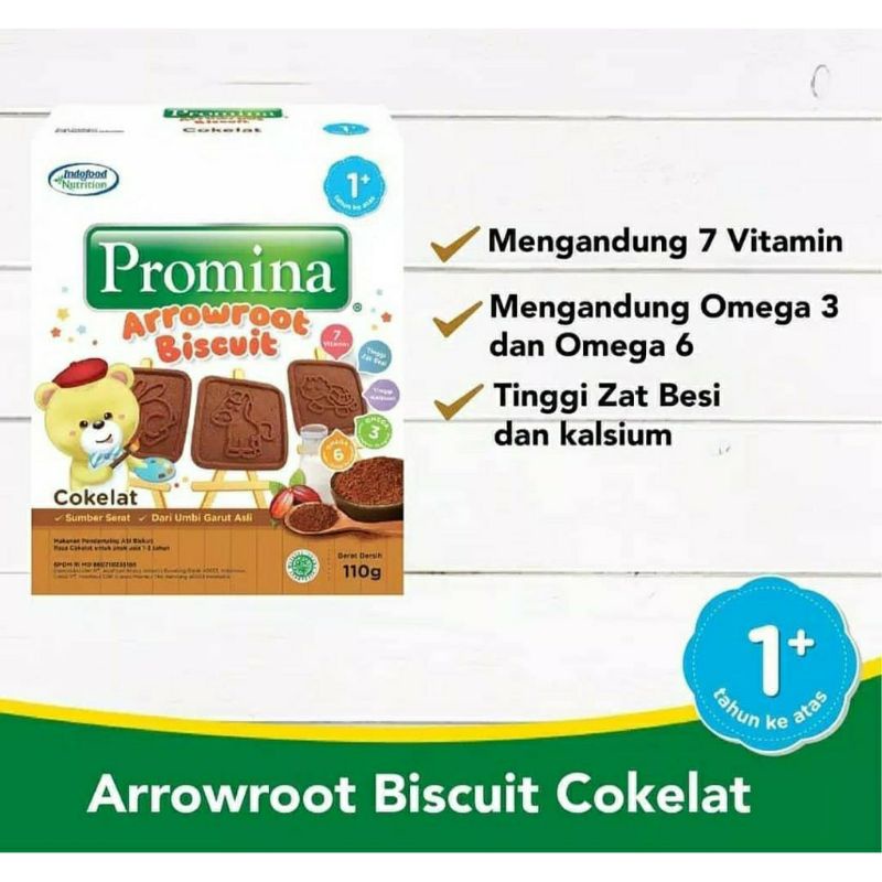 PROMINA Camilan Snack Biskuit Arrowroot 110 gr Biscuit Cemilan Anak Promina