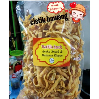 

Cistik/keripik bawang, berat ±450-500gram