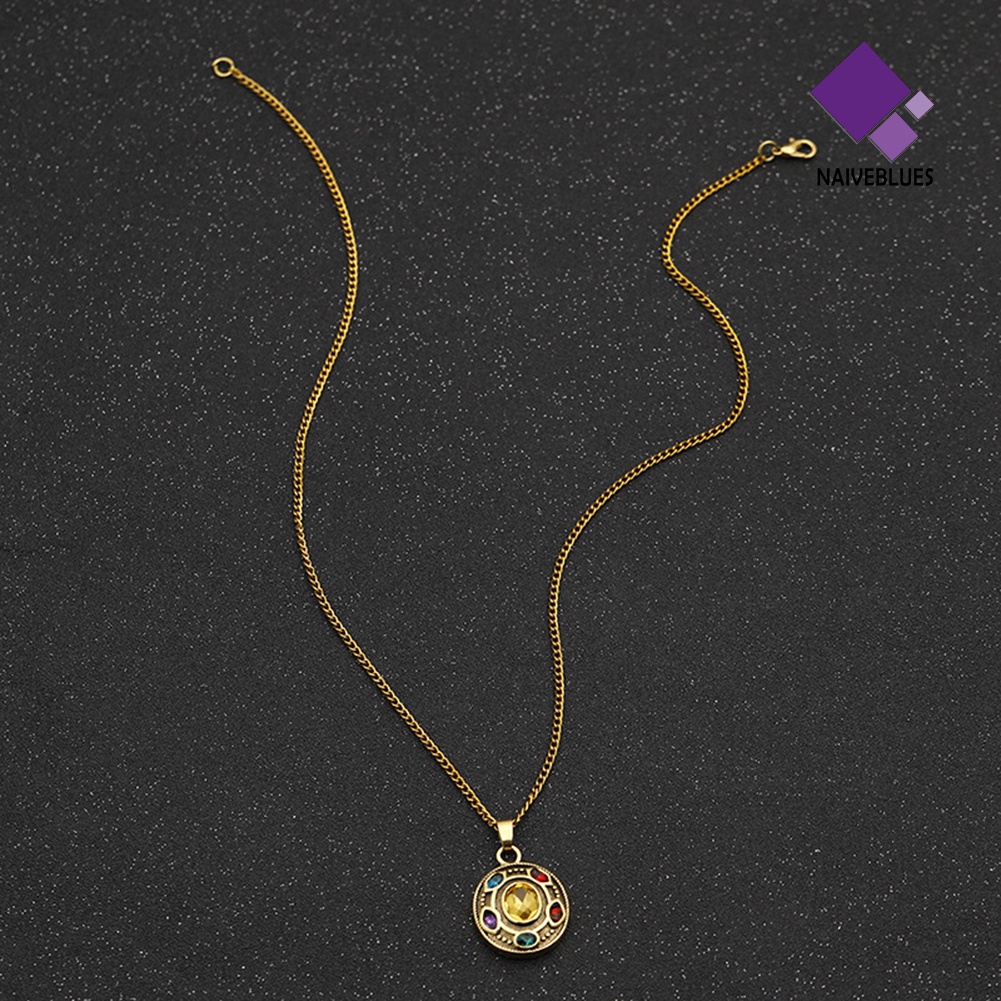 Kalung Liontin Batu Infinity Thanos Avengers Untuk Hadiah