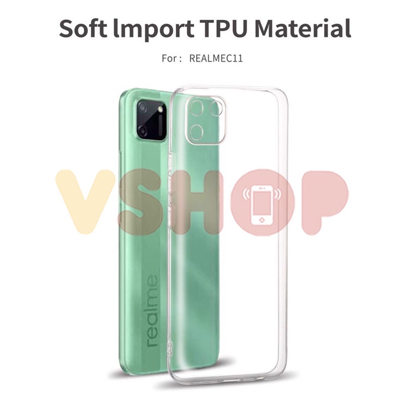 SOFTCASE TRANSPARAN REALME C11 PREMIUM CLEAR SOFT CASE