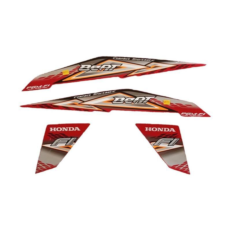 striping beat fi 2014 warna merah