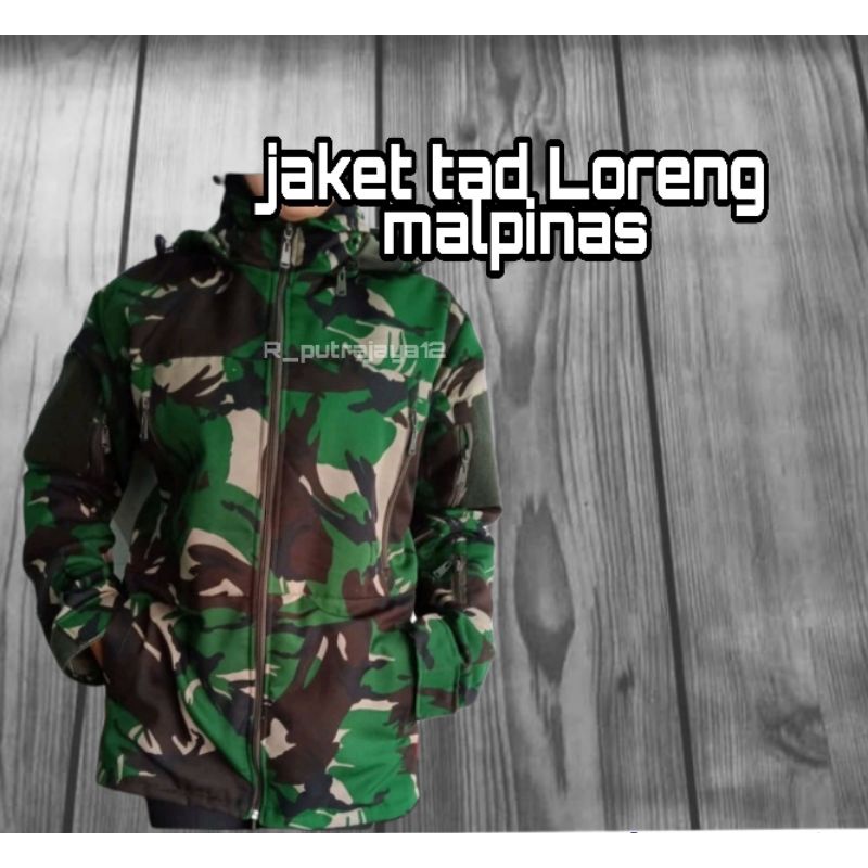 Jaket TAD Loreng Malvinas / Jaket TAD / Jaket Anti Air / Jaket Gunung / Jaket TNI / Jaket Pria