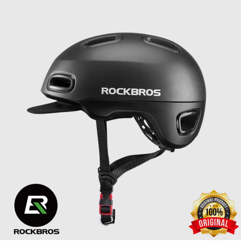 (DIKIRIM DARI KOTA MEDAN)  Helm Rockbros Original PROMO bisa COD