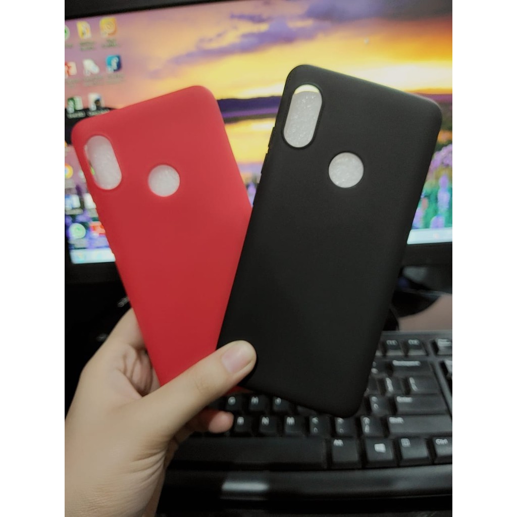 TPU MACARON Redmi Note 5 Pro 5.99 Inchi Softcase Silicon Candy Anti Noda No Logo Full Cover