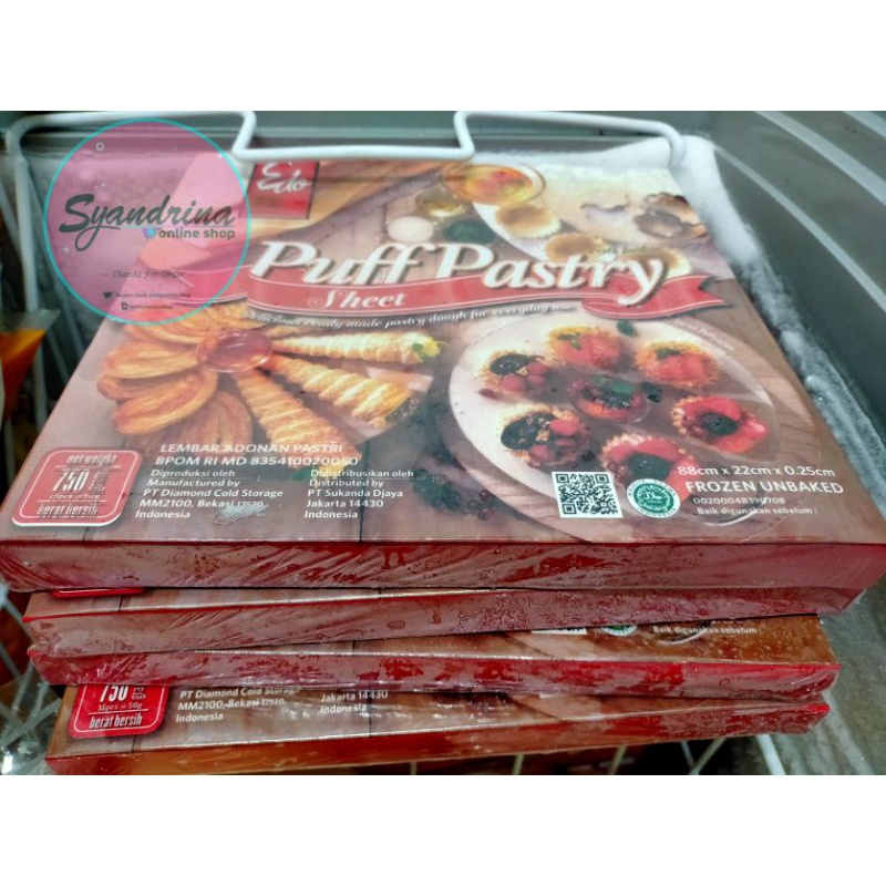 

EDO PUFF PASTRY SHEET 750GR/PASTRY SHEET/CROISANT