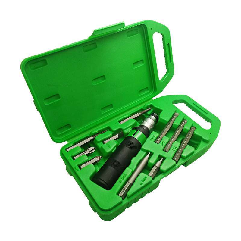 Tekiro Obeng Ketok Set 11 Pcs Impact Driver Set