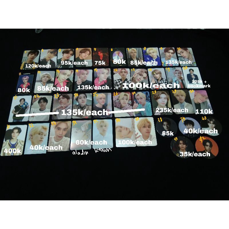 Photocard CC Wayv NCT Hendery 1-31