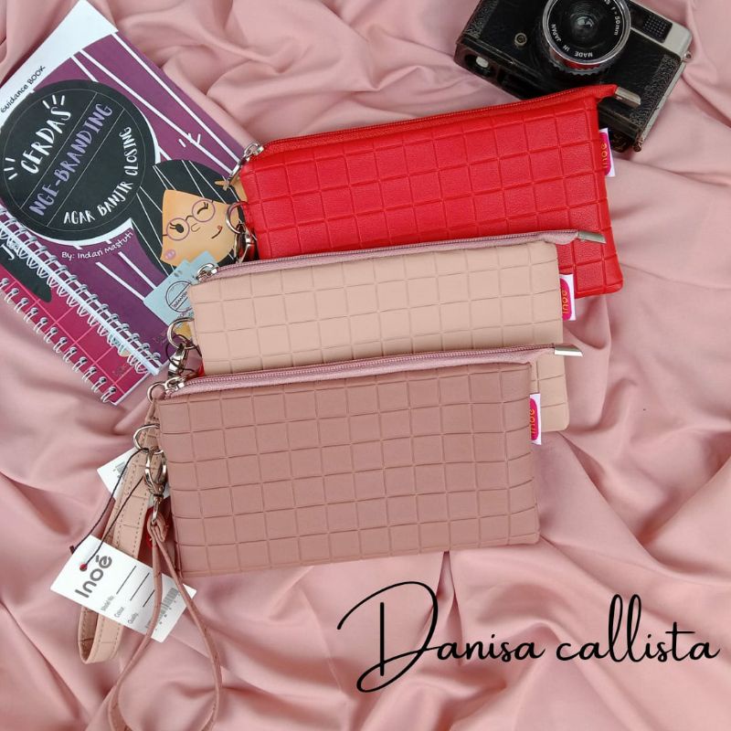 DANISA FLIP CALLISTA || DOMPET POUCH KOTAK || ORI BY INOE