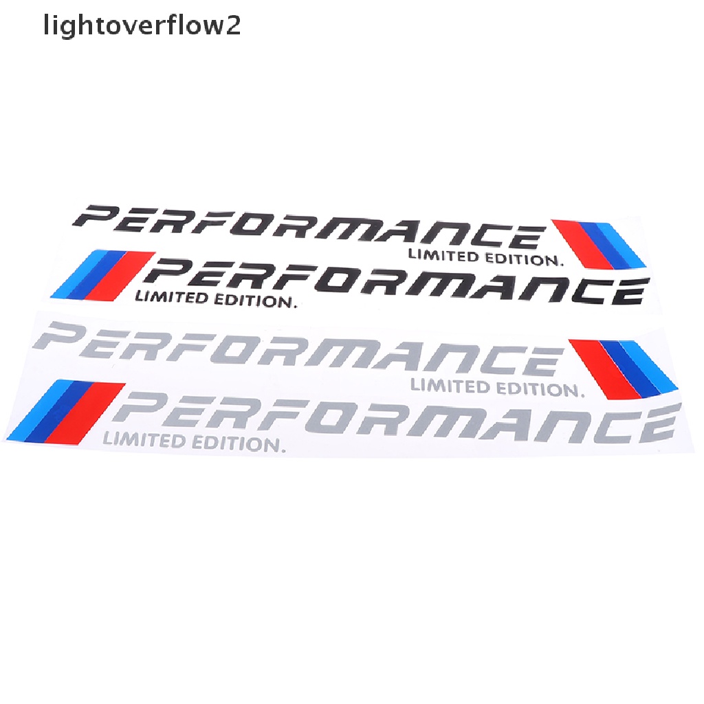 (lightoverflow2) 2pcs Stiker Reflektif Edisi Terbatas Untuk Pintu Samping Mobil