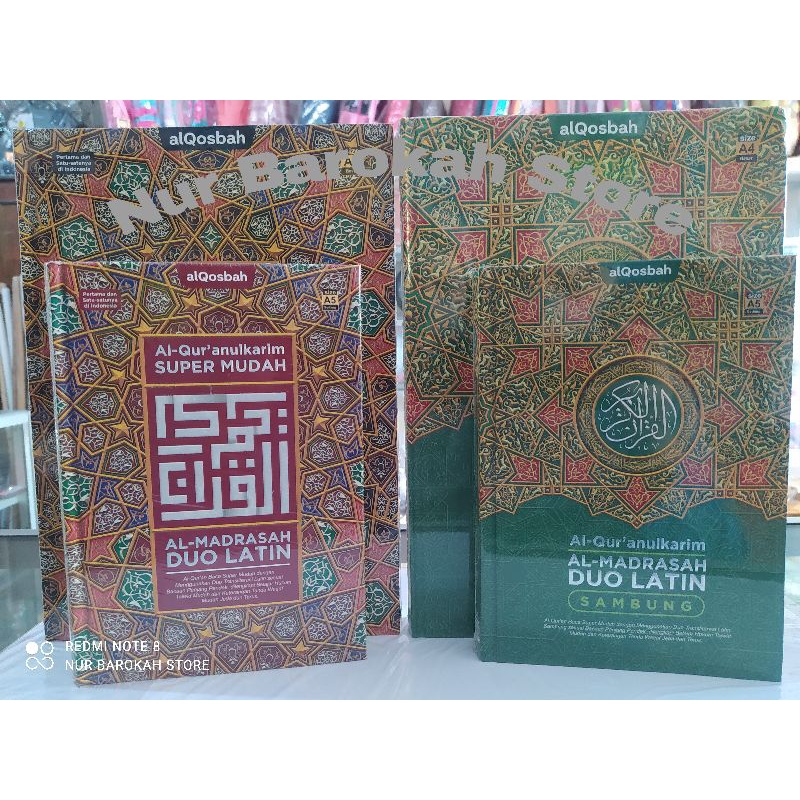 Al Qur'an Al Madrasah Duo Latin Perkata dan Duo Latin Sambung
